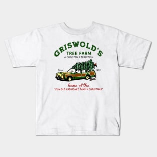 Griswold's tree farm a christmas tradition since 1989 Kids T-Shirt